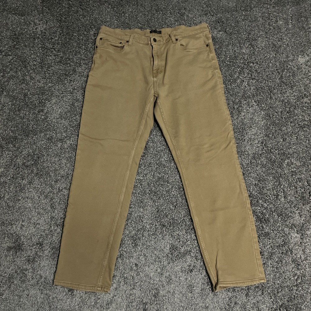 Banana Republic Pants Mens 38x32 Tan Otter 5 Pocket Stretch Casual Chino New‎ - Picture 2 of 11